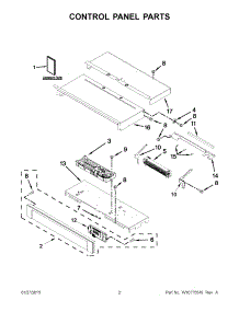 02 - Control Panel Parts parts for Maytag Oven MEW9630DS01 from AppliancePartsPros.com