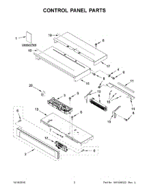 02 - Control Panel Parts parts for Maytag Wall Oven MEW9630FW01 from AppliancePartsPros.com