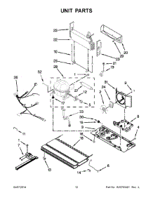 07 - Unit Parts parts for Maytag Refrigerator MFC2062DEM00 from AppliancePartsPros.com