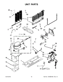06 - Unit Parts parts for Maytag Refrigerator MFF2055YEW02 from AppliancePartsPros.com