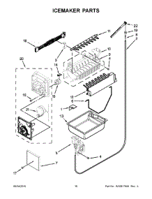 09 - Icemaker Parts parts for Maytag Refrigerator MFF2258DEH01 from AppliancePartsPros.com
