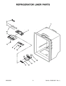 05 - Refrigerator Liner Parts parts for Maytag Refrigerator MFF2258FEZ00 from AppliancePartsPros.com
