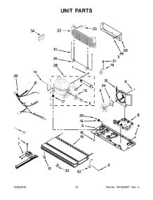 07 - Unit Parts parts for Maytag Refrigerator MFF2258FEZ01 from AppliancePartsPros.com