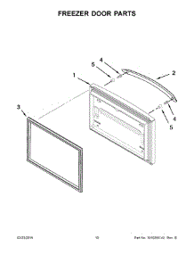06 - Freezer Door Parts parts for Maytag Refrigerator MFF2258VEM10 from AppliancePartsPros.com
