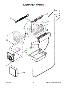 09 - Icemaker Parts parts for Maytag Refrigerator MFF2558DEE00 from AppliancePartsPros.com