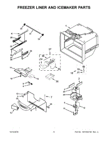 04 - Freezer Liner And Icemaker Parts parts for Maytag Refrigerator MFF2558FEB00 from AppliancePartsPros.com