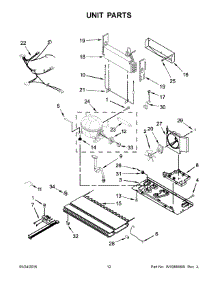 07 - Unit Parts parts for Maytag Refrigerator MFF2558FEE00 from AppliancePartsPros.com