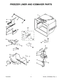 04 - Freezer Liner And Icemaker Parts parts for Maytag Refrigerator MFF2558FEZ01 from AppliancePartsPros.com
