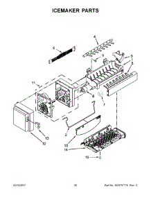 11 - Icemaker Parts parts for Maytag Refrigerator MFI2269DRE00 from AppliancePartsPros.com