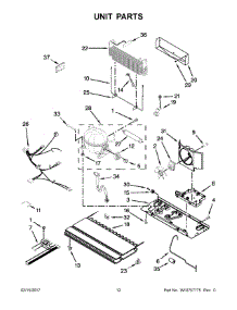 07 - Unit Parts parts for Maytag Refrigerator MFI2269DRM00 from AppliancePartsPros.com