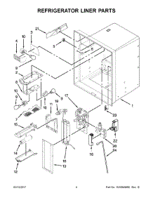 03 - Refrigerator Liner Parts parts for Maytag Refrigerator MFI2269DRM01 from AppliancePartsPros.com