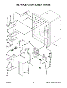 03 - Refrigerator Liner Parts parts for Maytag Refrigerator MFI2269FRW00 from AppliancePartsPros.com