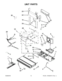 07 - Unit Parts parts for Maytag Refrigerator MFI2269FRW00 from AppliancePartsPros.com
