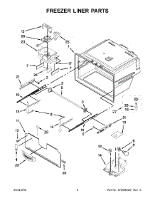 04 - Freezer Liner Parts parts for Maytag Refrigerator MFI2570FEH00 from AppliancePartsPros.com