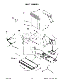 07 - Unit Parts parts for Maytag Refrigerator MFI2570FEW00 from AppliancePartsPros.com