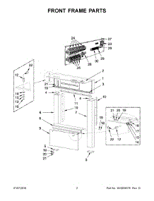 02 - Front Frame Parts parts for Maytag Laundry Center MFS180PAVS from AppliancePartsPros.com