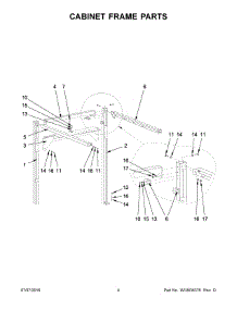03 - Cabinet Frame Parts parts for Maytag Laundry Center MFS180PAVS from AppliancePartsPros.com