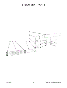 16 - Steam Vent Parts parts for Maytag Laundry Center MFS180PAVS from AppliancePartsPros.com