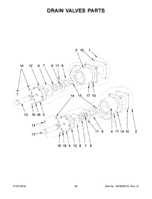 19 - Drain Valves Parts parts for Maytag Laundry Center MFS180PAVS from AppliancePartsPros.com