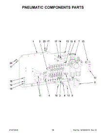 20 - Pneumatic Components Parts parts for Maytag Laundry Center MFS180PAVS from AppliancePartsPros.com