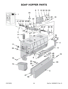 13 - Soap Hopper Parts parts for Maytag Laundry Center MFS230PAVS from AppliancePartsPros.com