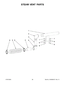 16 - Steam Vent Parts parts for Maytag Laundry Center MFS230PAVS from AppliancePartsPros.com