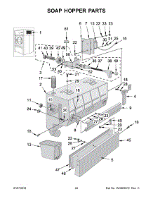 13 - Soap Hopper Parts parts for Maytag Laundry Center MFS275PTVS from AppliancePartsPros.com