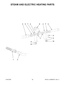 17 - Steam And Electric Heating Parts parts for Maytag Laundry Center MFS275PTVS from AppliancePartsPros.com
