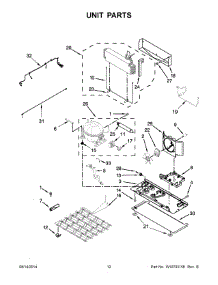 07 - Unit Parts parts for Maytag Refrigerator MFT2574DEE00 from AppliancePartsPros.com