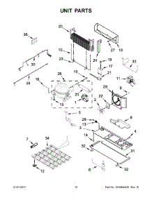 07 - Unit Parts parts for Maytag Refrigerator MFT2776DEE02 from AppliancePartsPros.com