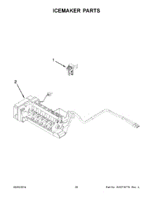 11 - Icemaker Parts parts for Maytag Refrigerator MFT2776DEH00 from AppliancePartsPros.com