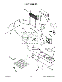 07 - Unit Parts parts for Maytag Refrigerator MFT2778EEZ00 from AppliancePartsPros.com