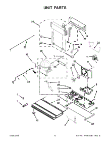 07 - Unit Parts parts for Maytag Refrigerator MFT2976AEM01 from AppliancePartsPros.com