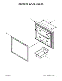 05 - Freezer Door Parts parts for Maytag Refrigerator MFW2055DRE01 from AppliancePartsPros.com