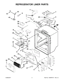 03 - Refrigerator Liner Parts parts for Maytag Refrigerator MFX2676FRZ00 from AppliancePartsPros.com
