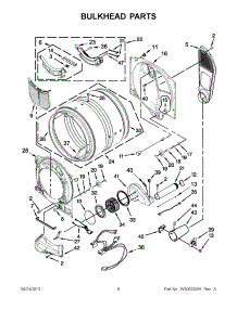 03 - Bulkhead Parts parts for Maytag Dryer MGD3000BW1 from AppliancePartsPros.com