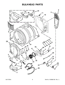 04 - Bulkhead Parts parts for Maytag Dryer MGD3100DW0 from AppliancePartsPros.com