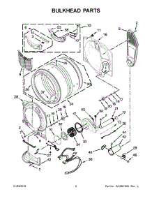 04 - Bulkhead Parts parts for Maytag Dryer MGD3100DW1 from AppliancePartsPros.com