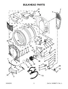 04 - Bulkhead Parts parts for Maytag Dryer MGD3500FW0 from AppliancePartsPros.com