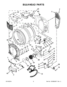 04 - Bulkhead Parts parts for Maytag Dryer MGD4100DW0 from AppliancePartsPros.com