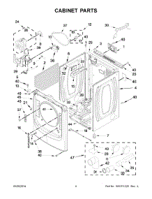 03 - Cabinet Parts parts for Maytag Dryer MGD5100DC0 from AppliancePartsPros.com