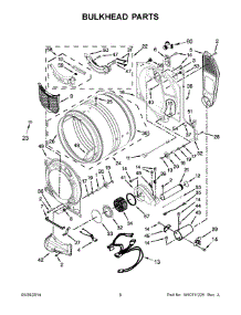 04 - Bulkhead Parts parts for Maytag Dryer MGD5100DW0 from AppliancePartsPros.com