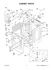 03 - Cabinet Parts parts for Maytag Dryer MGD5500FC0 from AppliancePartsPros.com