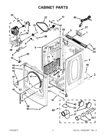 02 - Cabinet Parts parts for Maytag Dryer MGD7000AG1 from AppliancePartsPros.com