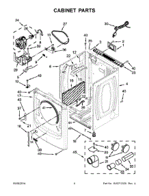 03 - Cabinet Parts parts for Maytag Dryer MGD7100DC0 from AppliancePartsPros.com