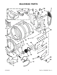 03 - Bulkhead Parts parts for Maytag Dryer MGD8000AW1 from AppliancePartsPros.com