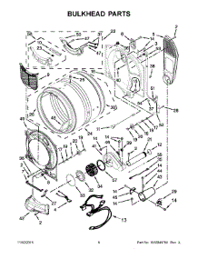 04 - Bulkhead Parts parts for Maytag Dryer MGD8100DW1 from AppliancePartsPros.com
