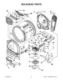 03 - Bulkhead Parts parts for Maytag Dryer MGDB700BW0 from AppliancePartsPros.com