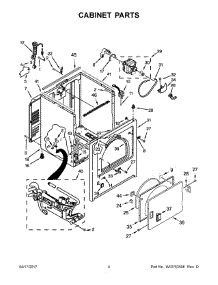 03 - Cabinet Parts parts for Maytag Laundry Center MGDB755DW0 from AppliancePartsPros.com
