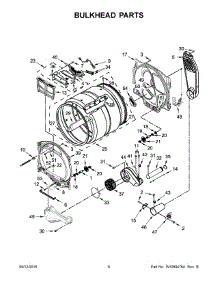 04 - Bulkhead Parts parts for Maytag Laundry Center MGDB955FW0 from AppliancePartsPros.com
